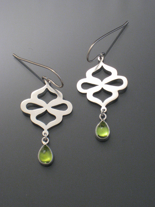 Pierced Lotus Earrings