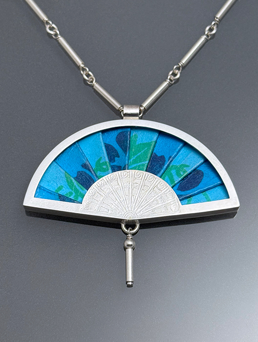 Framed Fan Necklace