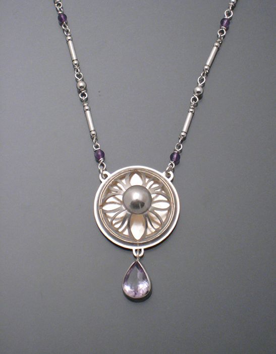 Pierced Dome Necklace